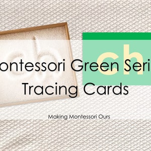 Jeu de cartes de correspondance de lettres phonogramme Montessori série verte PDF
