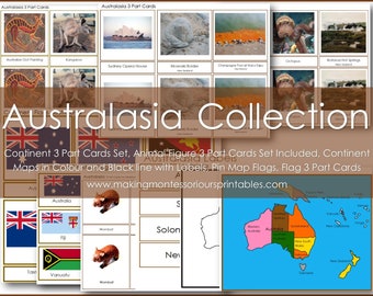 Montessori Australasia Continent Learning Collection, PDF