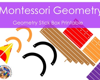 Montessori Geometry Sticks Material PDF