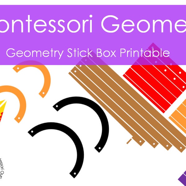 Montessori Geometry Sticks Material PDF