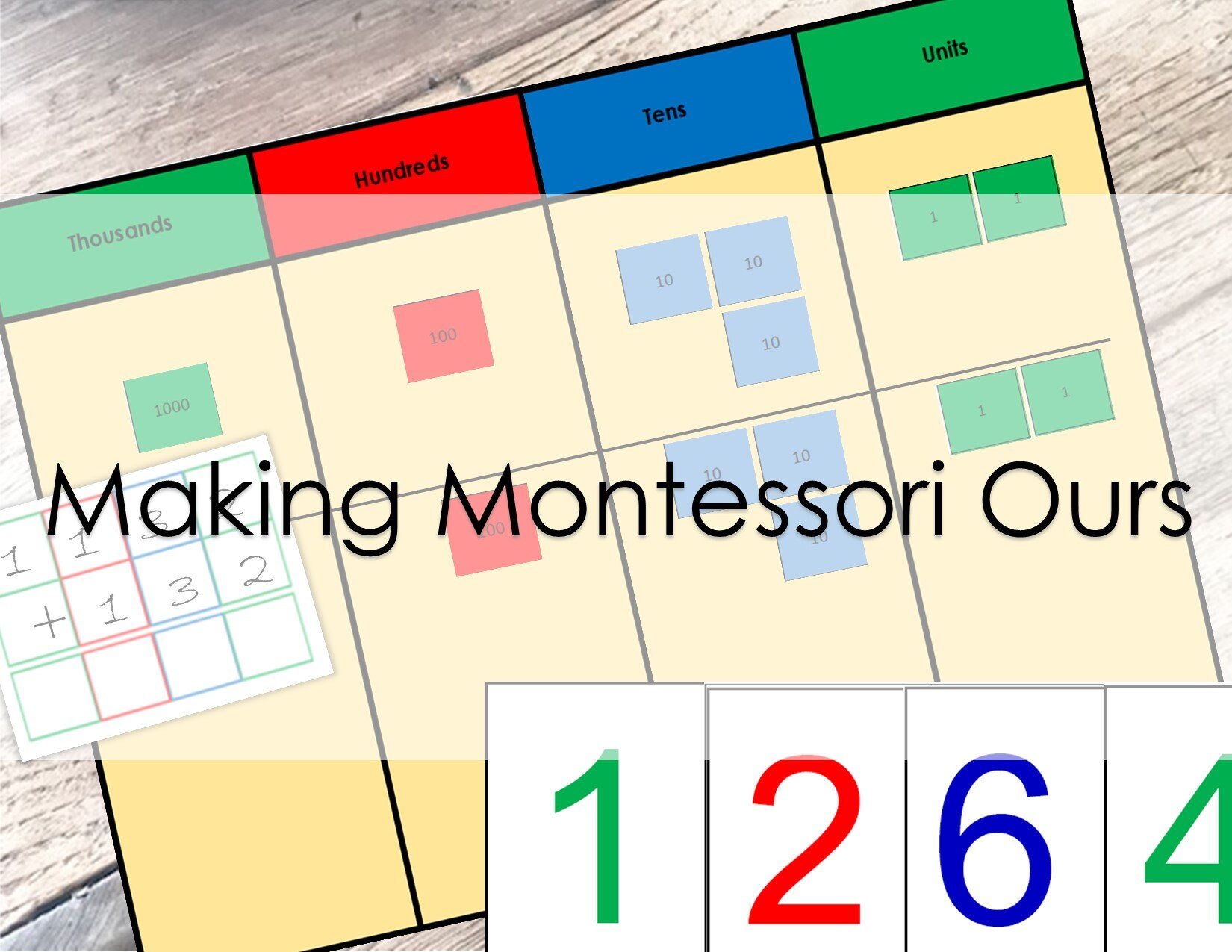 Montessori Stamp Game Materials PDF /school License - Etsy