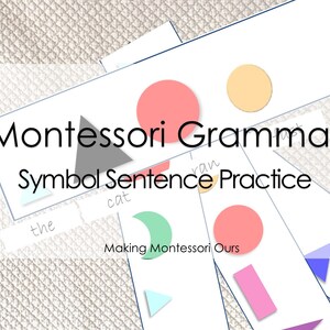 Grammar Presentation Charts & Symbol Sentence Practice Strips PDF image 4