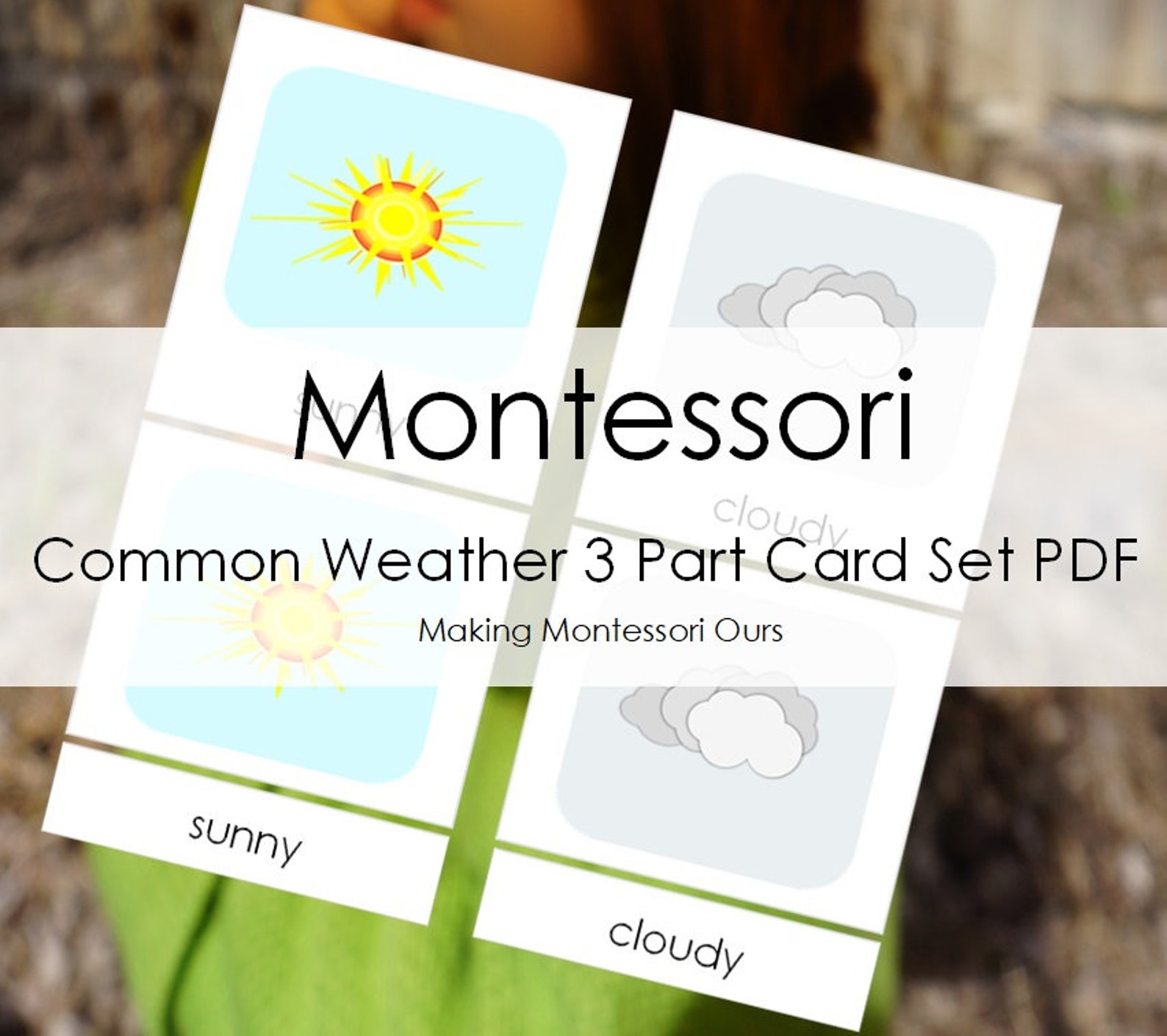 Montessori Weather Tracker Chart & Activity Set PDF - Etsy Canada