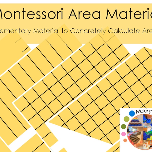 Materiale didattico per l'area elementare Montessori PDF / Matematica Montessori