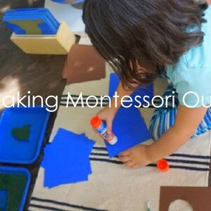 Montessori Land & Water Form and Air 3 Part Cards with Definitions, Booklet and instructions, Large Land and Water Form Mat, PDF image 4