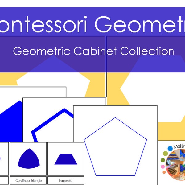 Montessori Geometric Cabinet Collection PDF, Geometry at Home