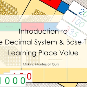 Puede incluir: Un gráfico colorido con el título "Introducción al sistema decimal y al valor posicional en base diez" y las palabras "Miles", "Cientos", "Decenas" y "Unidades" etiquetadas en el gráfico. El gráfico está dividido en cuatro secciones, cada una con un color diferente. El gráfico se utiliza para enseñar a los niños sobre el valor posicional en matemáticas.