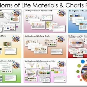 Montessori Six Kingdoms Complete Printable Package PDF