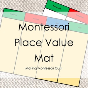 Montessori Stamp Game Materials PDF - Etsy