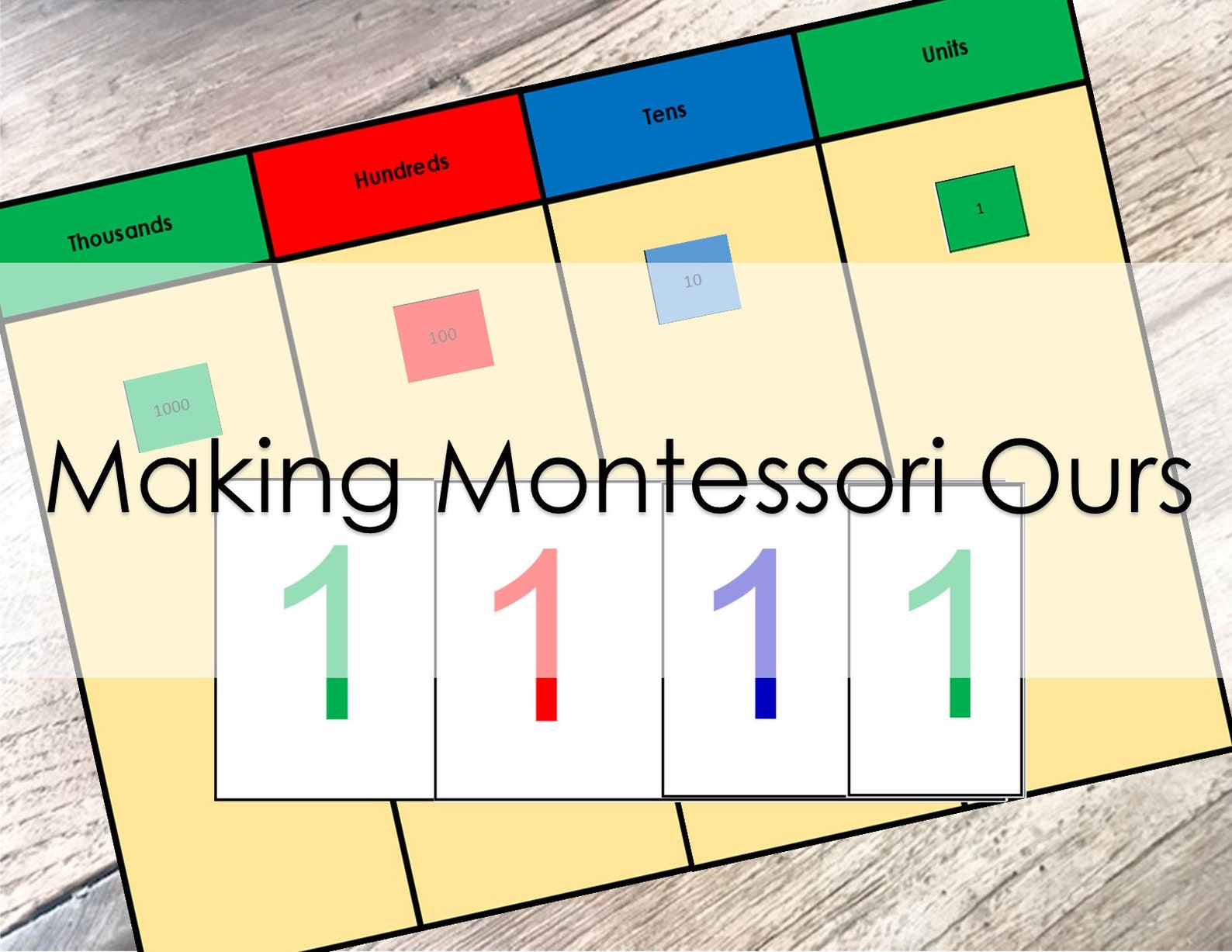 Montessori Stamp Game Materials PDF - Etsy