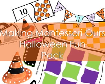 Montessori Inspired Halloween Fun and Learning Pack! /Halloween Activities /Halloween Decor /School License