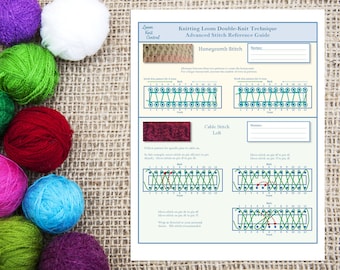 Advanced Loom Knit Stitch Reference Guide