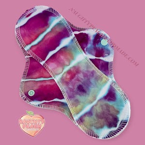10" Exposed Core Hand Dyed Reusable Cloth Pad