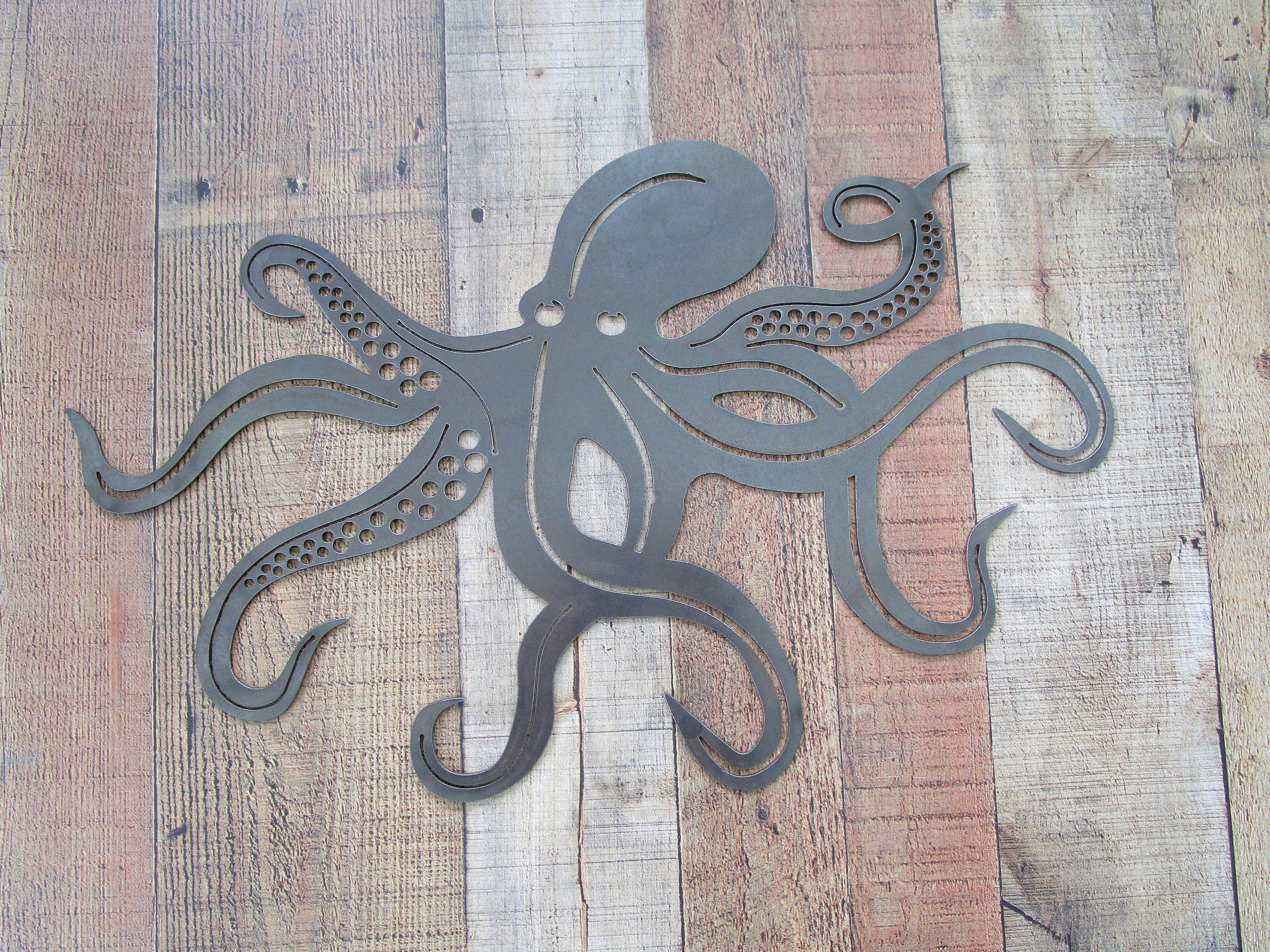  Colonial Tin Works 420226 Metal Octopus Wall Hooks, 10-inch  Width : Home & Kitchen