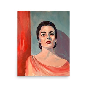 Elizabeth Taylor Art Print, Wall Décor