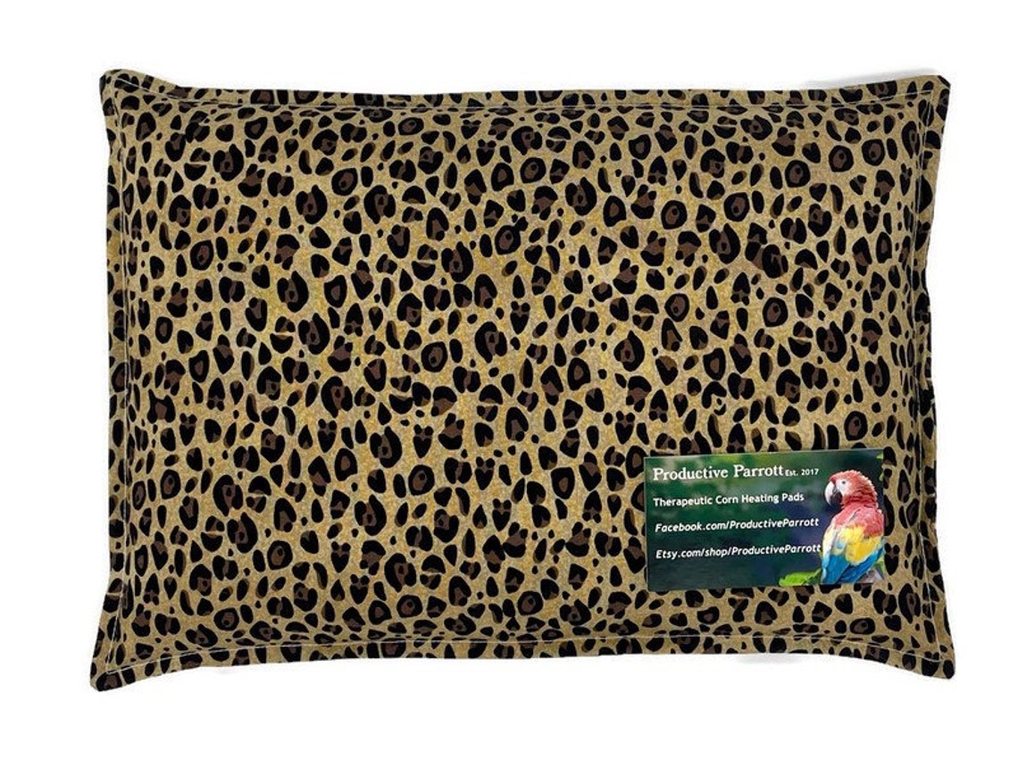 Grand Sac De Ma s Micro ondes Leopard Coussin Chauffant Etsy