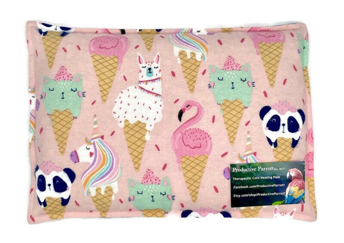 Large Unicorn Microwave Corn Bag Microwavable Heating Pad Etsy