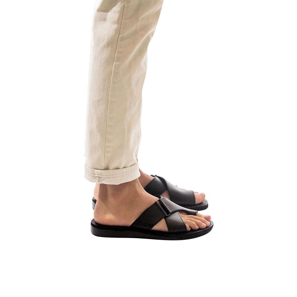 Buy Adjustable Single Strap Handmade Leather Biblical Sandals - Solomon |  Israel-Catalog.com