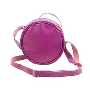 Jerusalem Sandals - Round Leather Bag | Violet