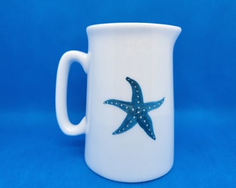 Starfish farmhouse jug