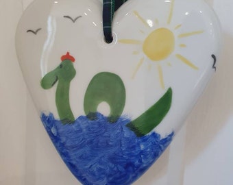 Nessie hanging heart