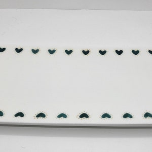 Rectangular serving plate