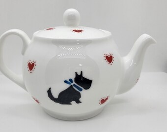 Scottie dog teapot (2 cups)