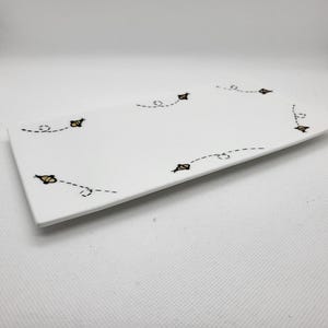 Rectangular serving plate
