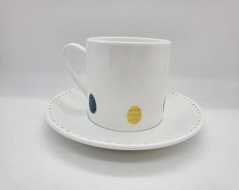 Påskägg espressokopp och fat