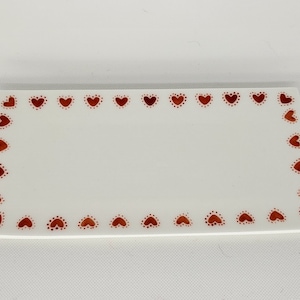 Rectangular serving plate
