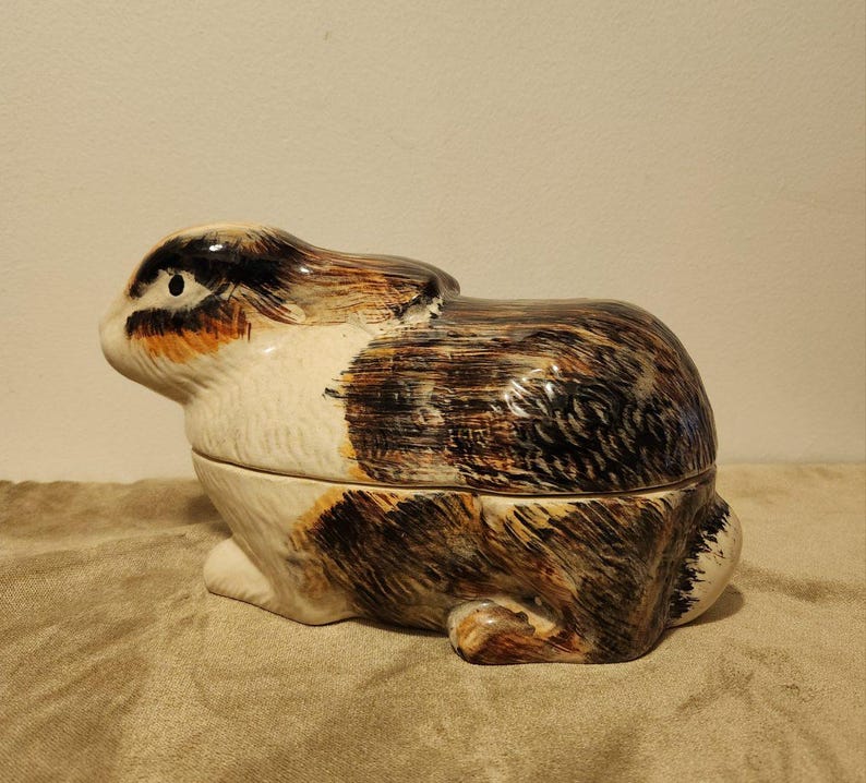 Mid-century Rabbit Tureen - Michel Caugant - France - Etsy