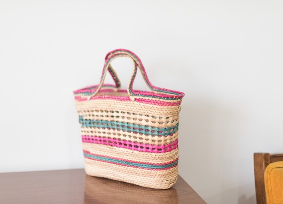 Wicker Farmers Market Purse | Vintage Wicker Purse
