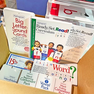 NEW "Back 2 School" Set — CVC Flip-Book, WordMaker, Big Letter-Sound Cards, Curriculum Guide + Quick Guide for Parents