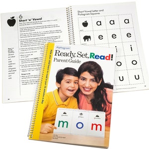 ¡Listo, listo, leído! Guía para padres / enseñar a leer / educar en el hogar / ideas de lecciones / fonética / actividades divertidas de aprendizaje para niños
