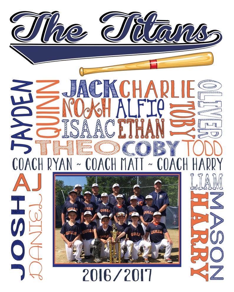 BASEBALL TEAM GIFT Baseball Coach Gift Baseball Team Gift Etsy