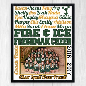 CHEER COACH GIFT ~ Cheer Team Gift ~ Cheerleading Gym ~ High School Cheerleader Gym Poster ~ Cheer Squad Gift ~ Printable Cheer Jpg
