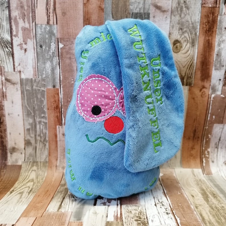 WUTKNUFFEL© GROß Kissen mit Namen, personalisiertes Wutkissen, personalisiertes Geschenk, mini Kissen in Wunschfarbe,Boxsack Bild 10