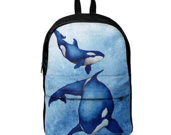 orca whale backpack
