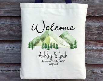 1527 Custom Canvas Bag Tote Bags Wedding Bags Custom Totes Rustic Wedding Wedding Welcome Bags Welcome Bags Personalized Tote Bags