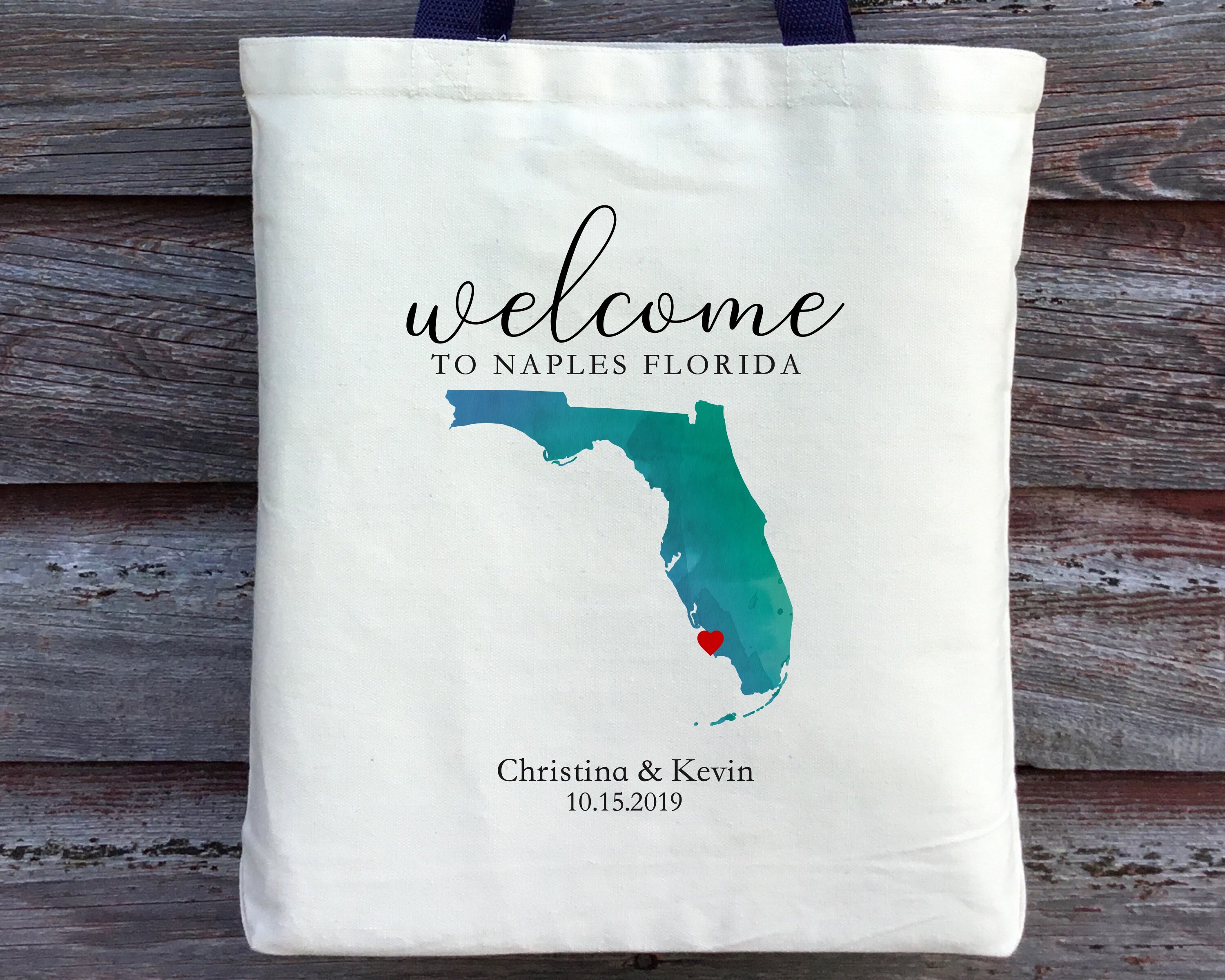 Florida Wedding Bag Florida Beach Wedding Florida Etsy