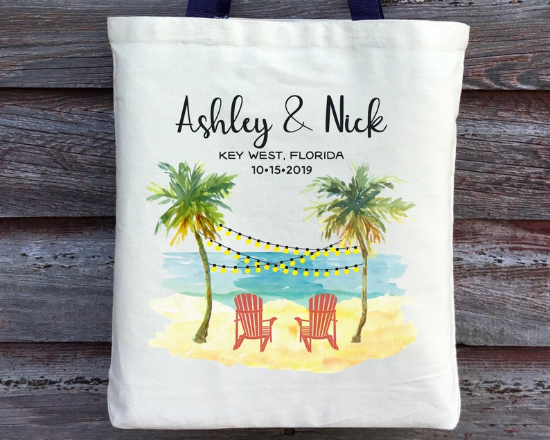 Wedding Welcome Bag Destination Wedding Guest Tote Hawaii Etsy