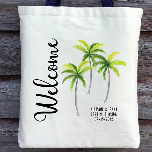 Lillian Rose 'Let The Fun Begin' Beach Wedding Tote Bag - Terrycloth With Zipper Pouch - View #6