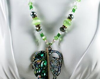 Fae Collection: Leaf / Greens / Crystals / Mineral / Earth
