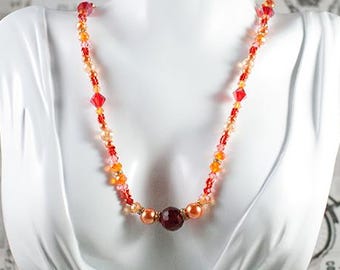 Signature Collection: Phoenix & Sun Necklaces / Red / Orange / Yellow