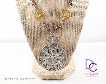 Naszyjniki Steampunk: Koła zębate i łańcuch