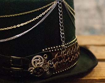 Niestandardowy kapelusz steampunk