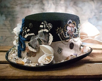 Kapelusze marynarskie/plażowe steampunk