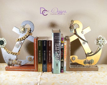 Steampunk Bookends