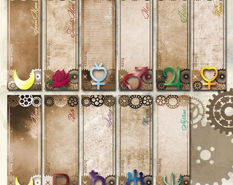Steampunk Sailor Moon Bookmarks (Set)