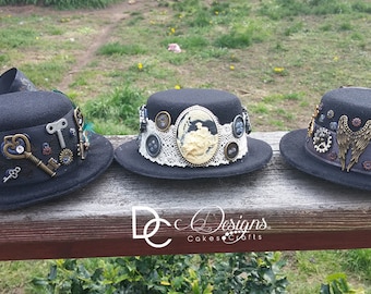 Indywidualne zamówienie na miniaturowe kapelusze Steampunk